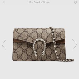 Dionysus GG Supreme super mini bag. Comes with box and dustbag